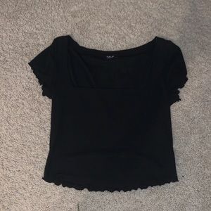 Square neck crop top